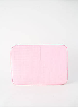 Pochette doublure textile rose SNOWBALL femme