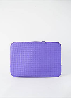 Pochette doublure textile violet SNOWBALL femme