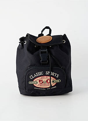 Sac à dos doublure textile noir COSMOPOLIS femme