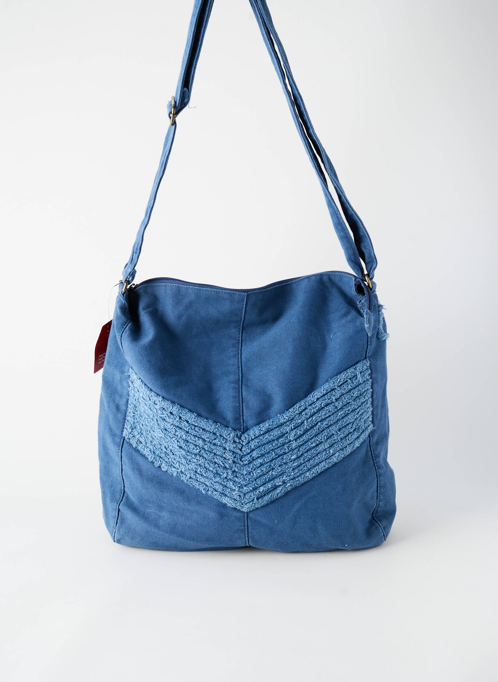 Sac multipoches forme rectangulaire bleu ESPRIT femme