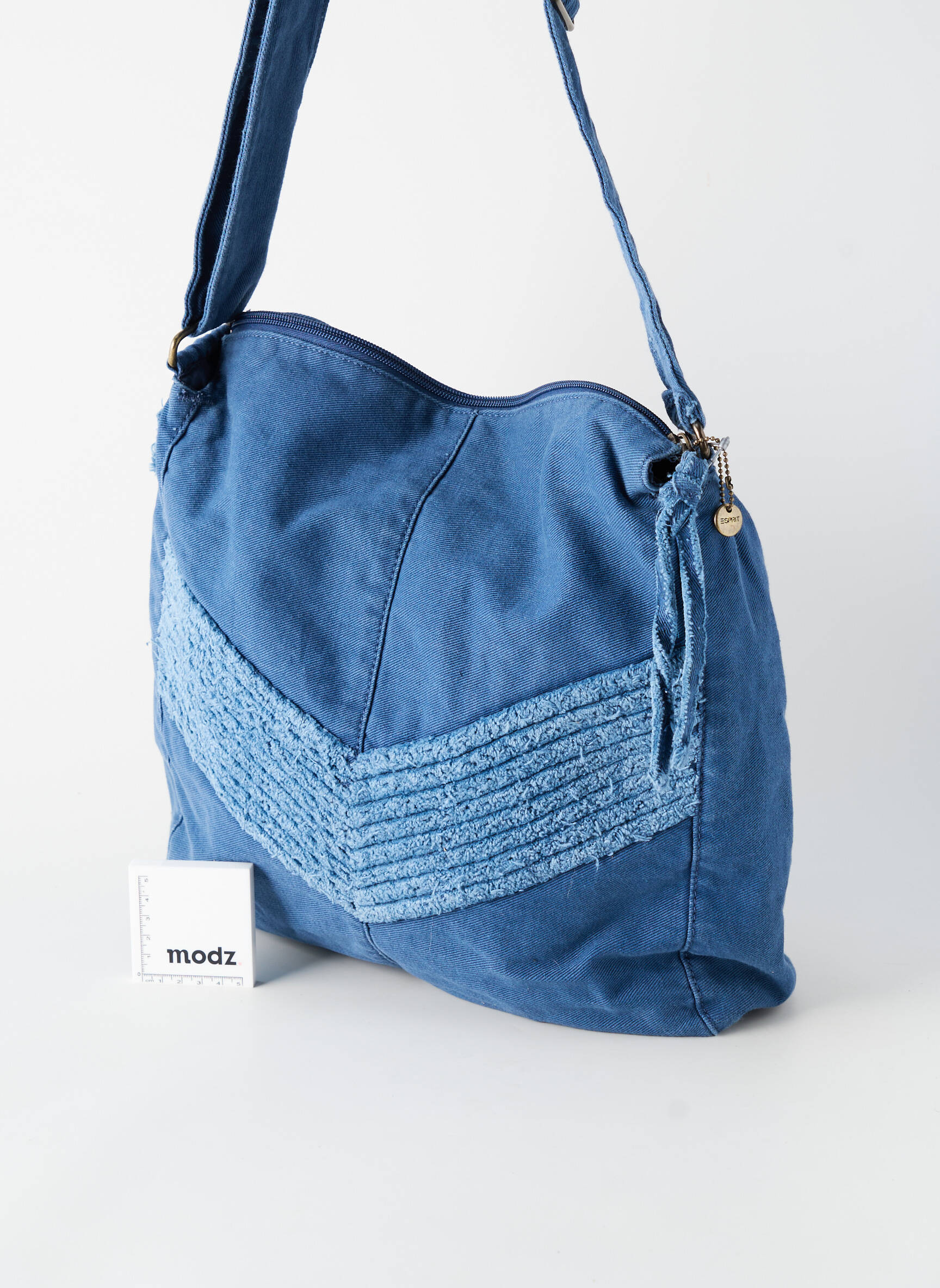 Sac multipoches forme rectangulaire bleu ESPRIT femme