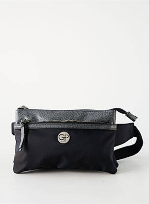 Sac multipoches forme rectangulaire noir GP femme