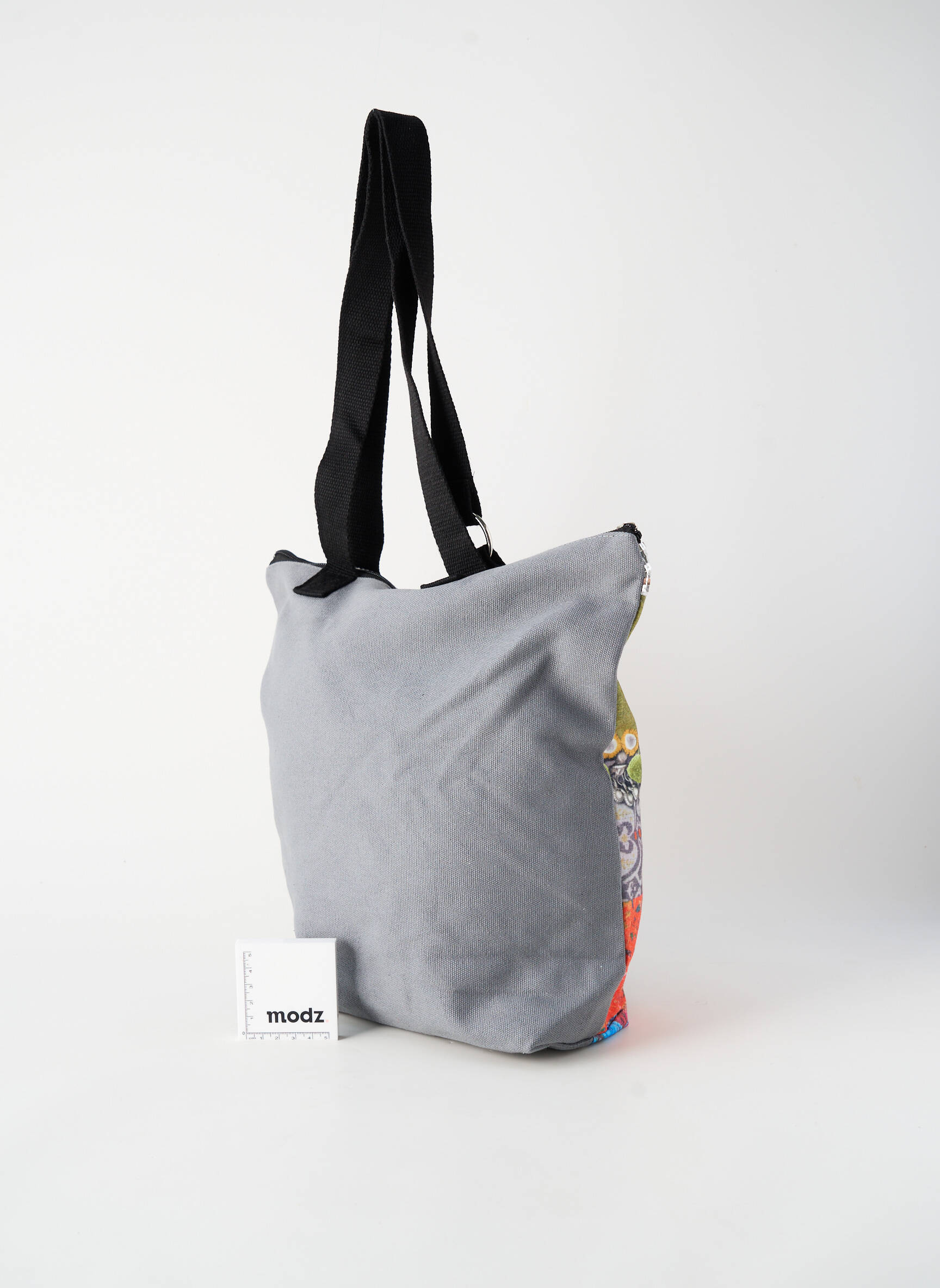 Sac fermeture zippée forme rectangulaire vert ROSE VENIN femme