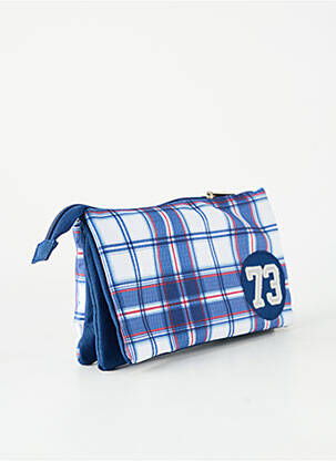 Trousse fermeture zippée bleu !OHO! garçon