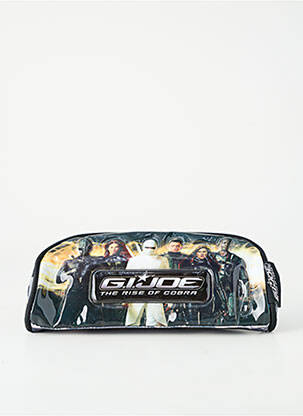 Trousse fermeture zippée noir G.I JOE garçon