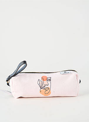 Trousse imprimé fantaisie rose OBERTHUR femme