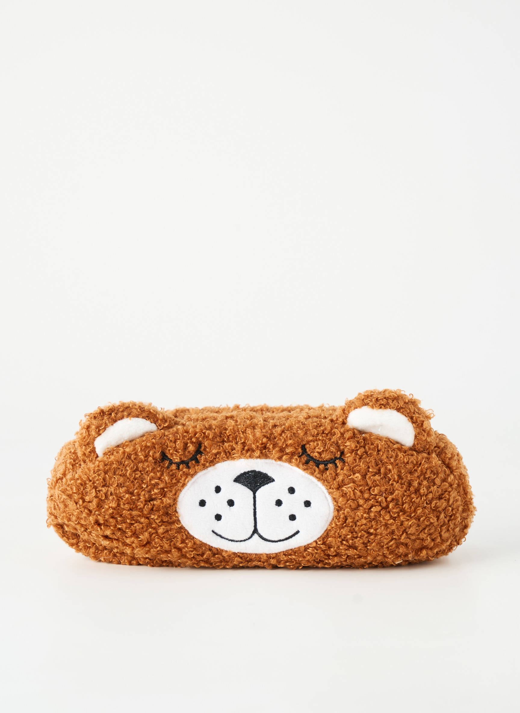 Trousse broderie marron OBERTHUR fille