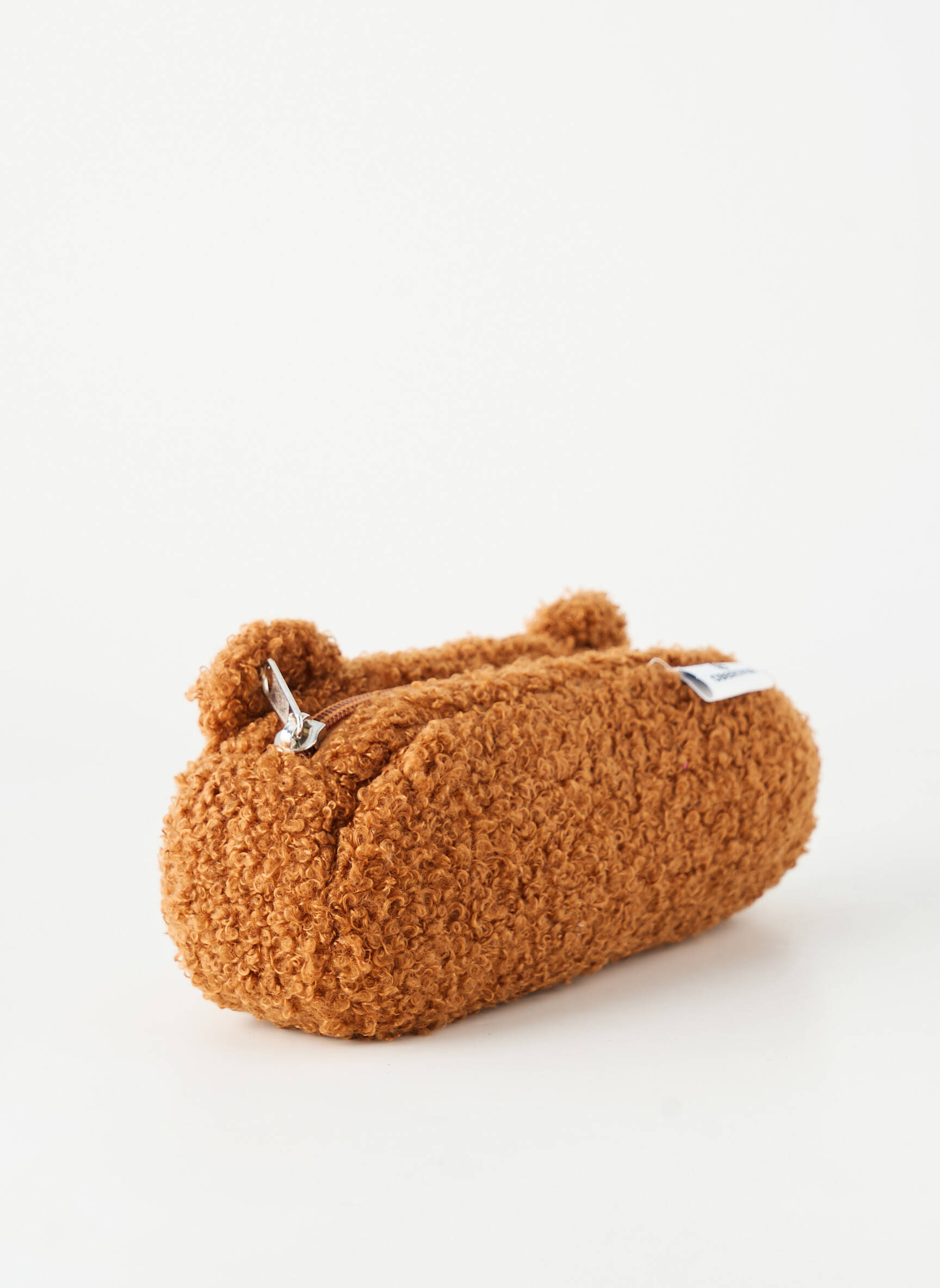 Trousse broderie marron OBERTHUR fille