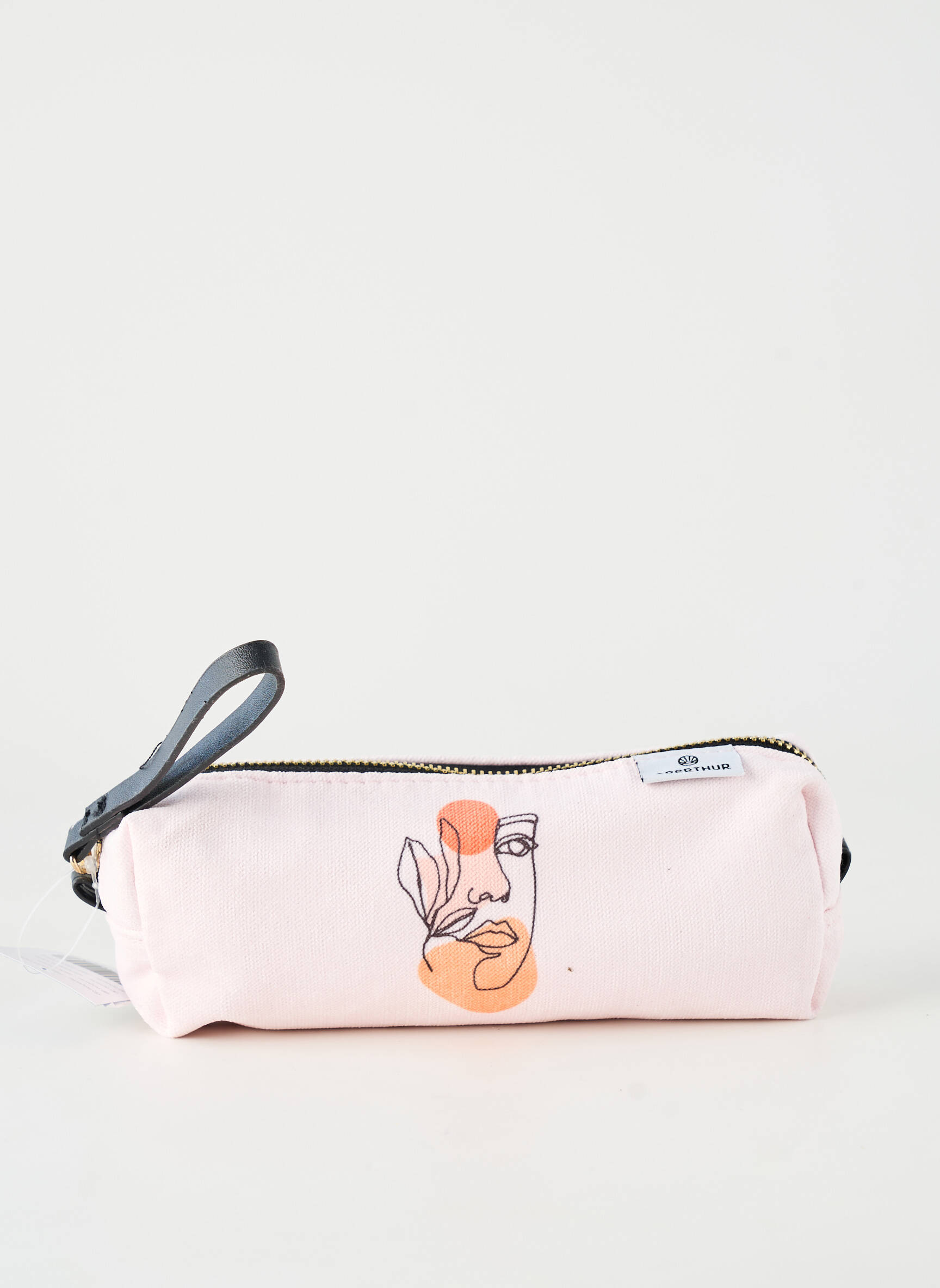 Trousse imprimé fantaisie rose OBERTHUR femme