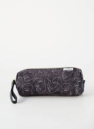 Trousse imprimé fantaisie gris OBERTHUR femme