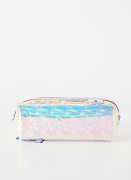 Trousse fermeture zippée argent OBERTHUR fille