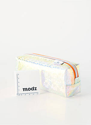 Trousse fermeture zippée argent OBERTHUR fille