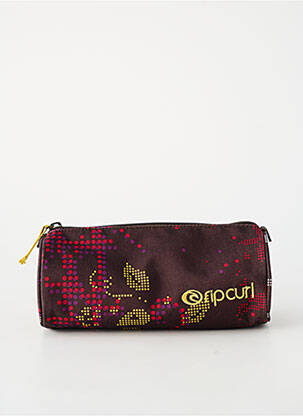 Trousse doublure marron RIP CURL fille