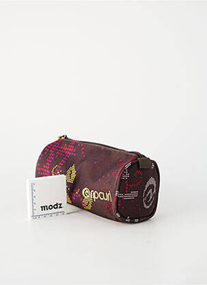 Trousse doublure marron RIP CURL fille