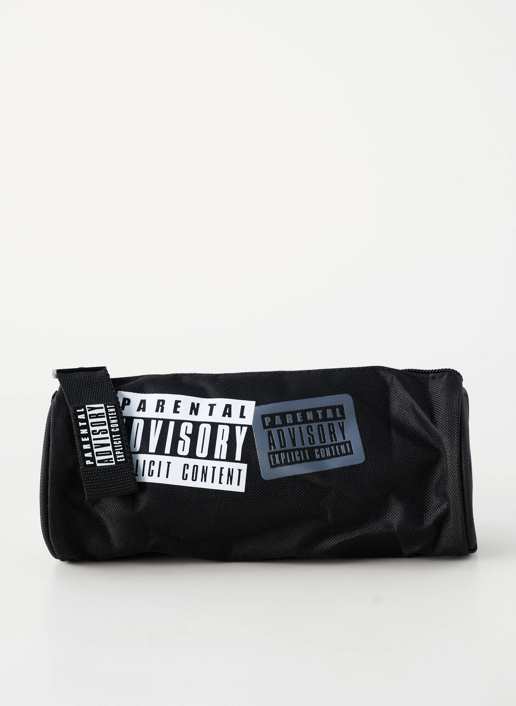 Trousse sérigraphie noir PARENTAL ADVISORY garçon