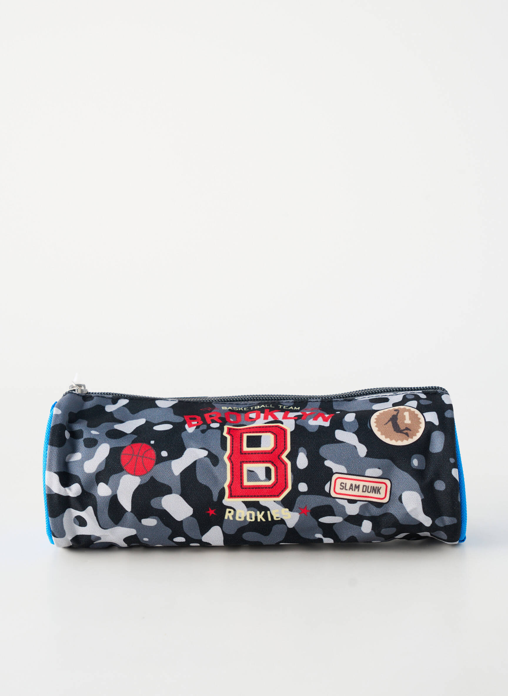 Trousse fermeture zippée gris POL FOX garçon