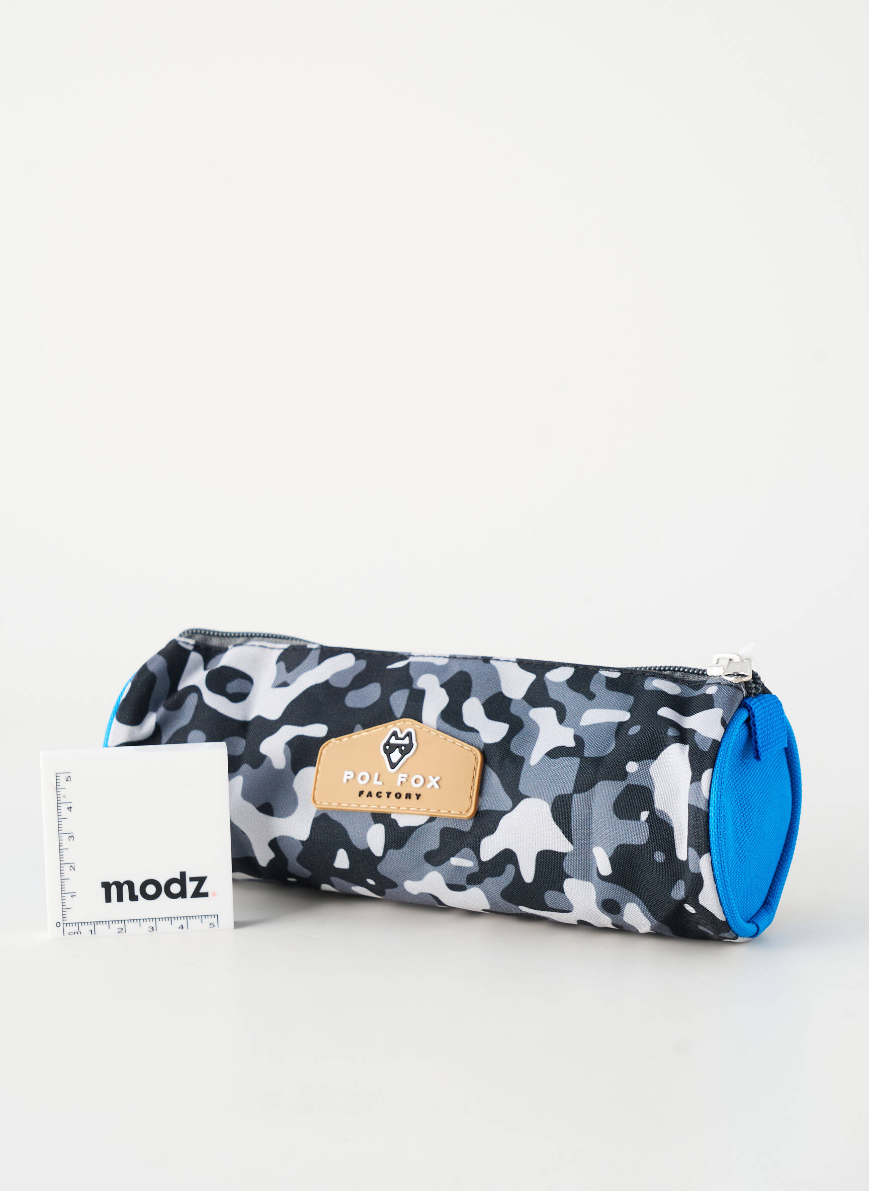 Trousse fermeture zippée gris POL FOX garçon