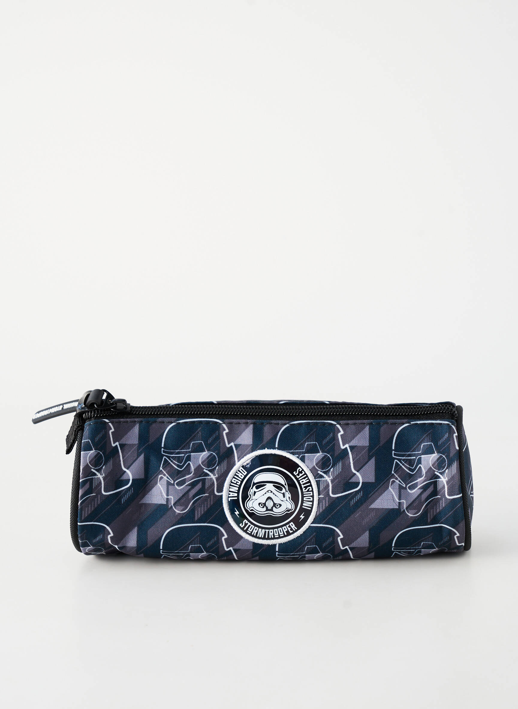 Trousse fermeture zippée gris OBERTHUR garçon