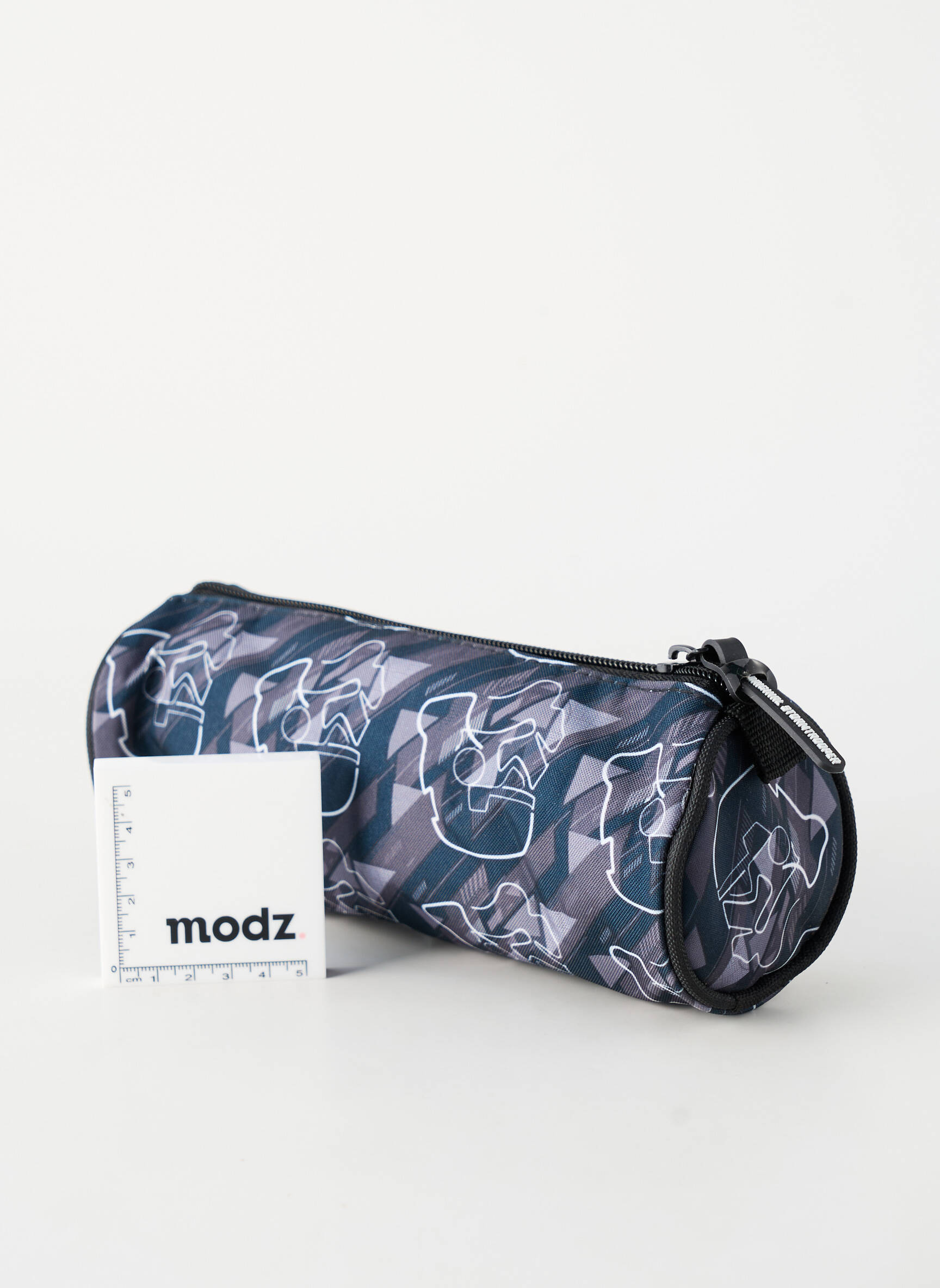 Trousse fermeture zippée gris OBERTHUR garçon