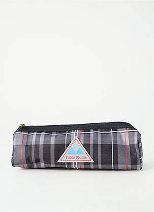 Trousse fermeture zippée gris POIDS PLUME garçon