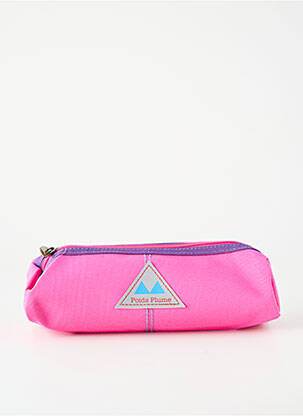 Trousse fermeture zippée rose POIDS PLUME garçon