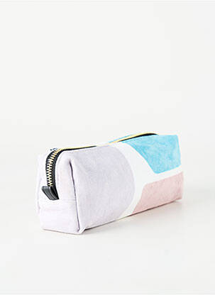 Trousse imprimé fantaisie gris OBERTHUR femme