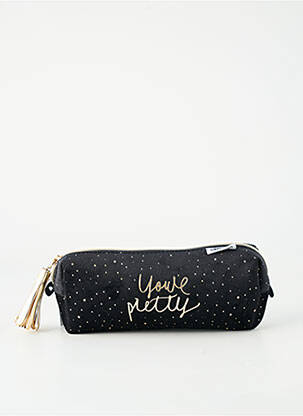 Trousse sérigraphie noir OBERTHUR fille