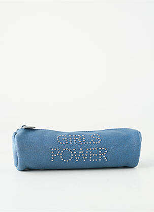 Trousse fermeture zippée bleu GP femme