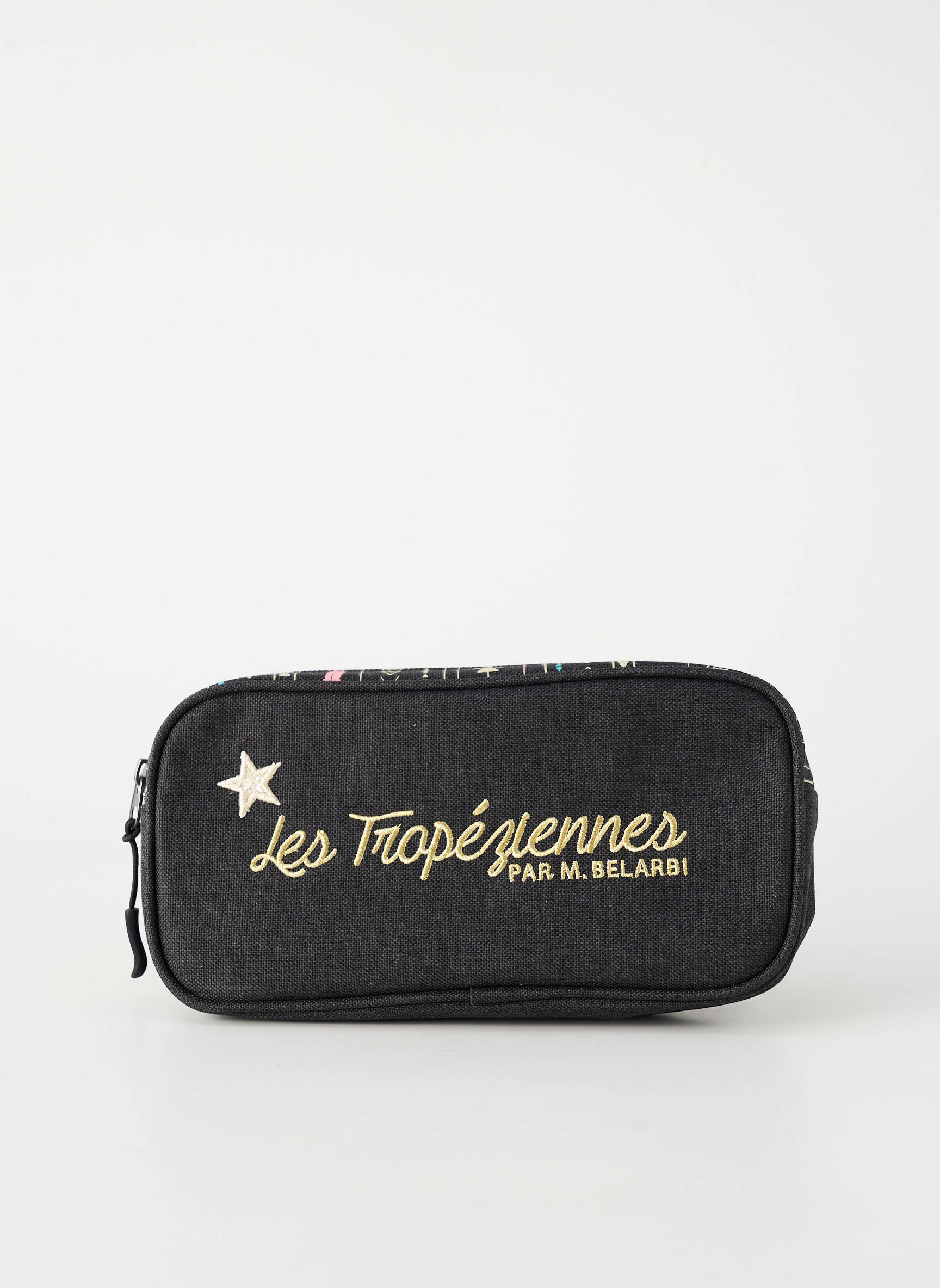 Trousse imprimé fantaisie gris LES TROPEZIENNES PAR M.BELARBI femme