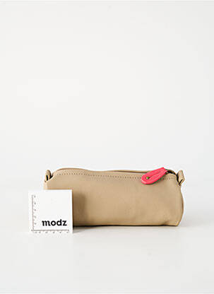 Trousse doublure textile beige LE TEMPS DES CERISES femme