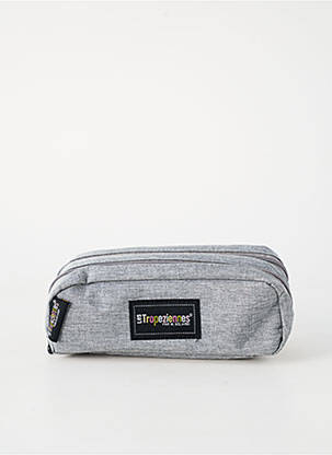 Trousse doublure textile gris LES TROPEZIENNES PAR M.BELARBI femme