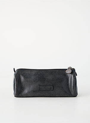 Trousse doublure textile gris FUCHSIA femme