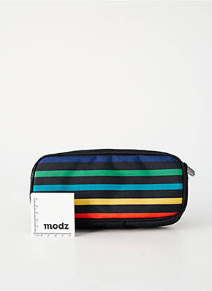 Trousse effet matière satinée noir LITTLE MARCEL femme