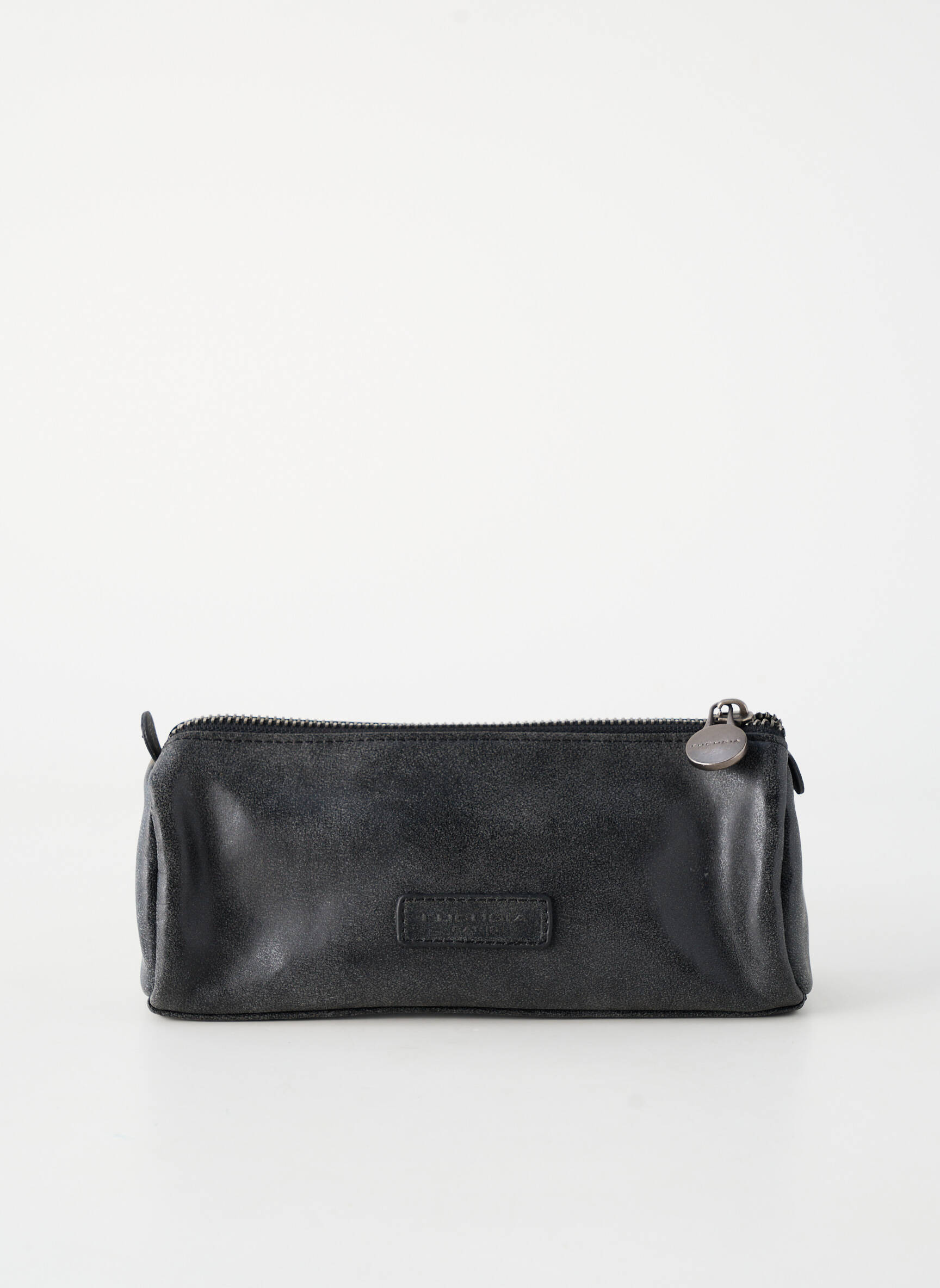 Trousse doublure textile gris FUCHSIA femme