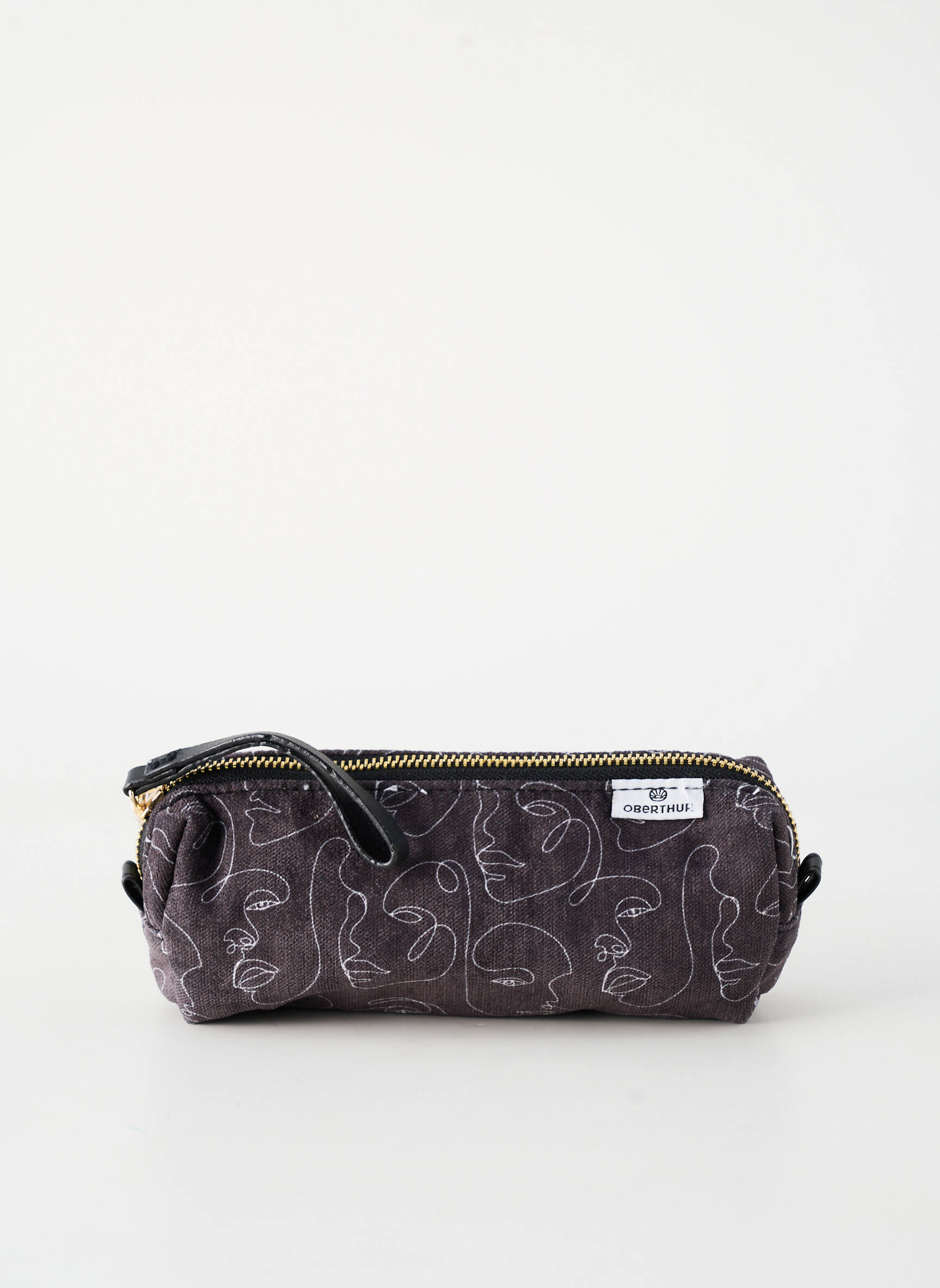 Trousse imprimé fantaisie gris OBERTHUR femme