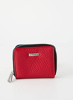 Porte-carte fermeture zippée rouge LES TROPEZIENNES PAR M.BELARBI femme