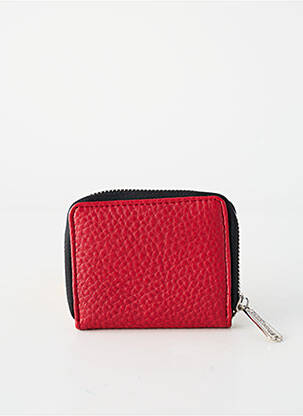 Porte-carte fermeture zippée rouge LES TROPEZIENNES PAR M.BELARBI femme