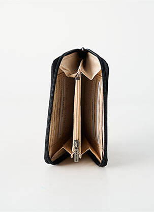 Porte-carte fermeture zippée marron LANCASTER femme