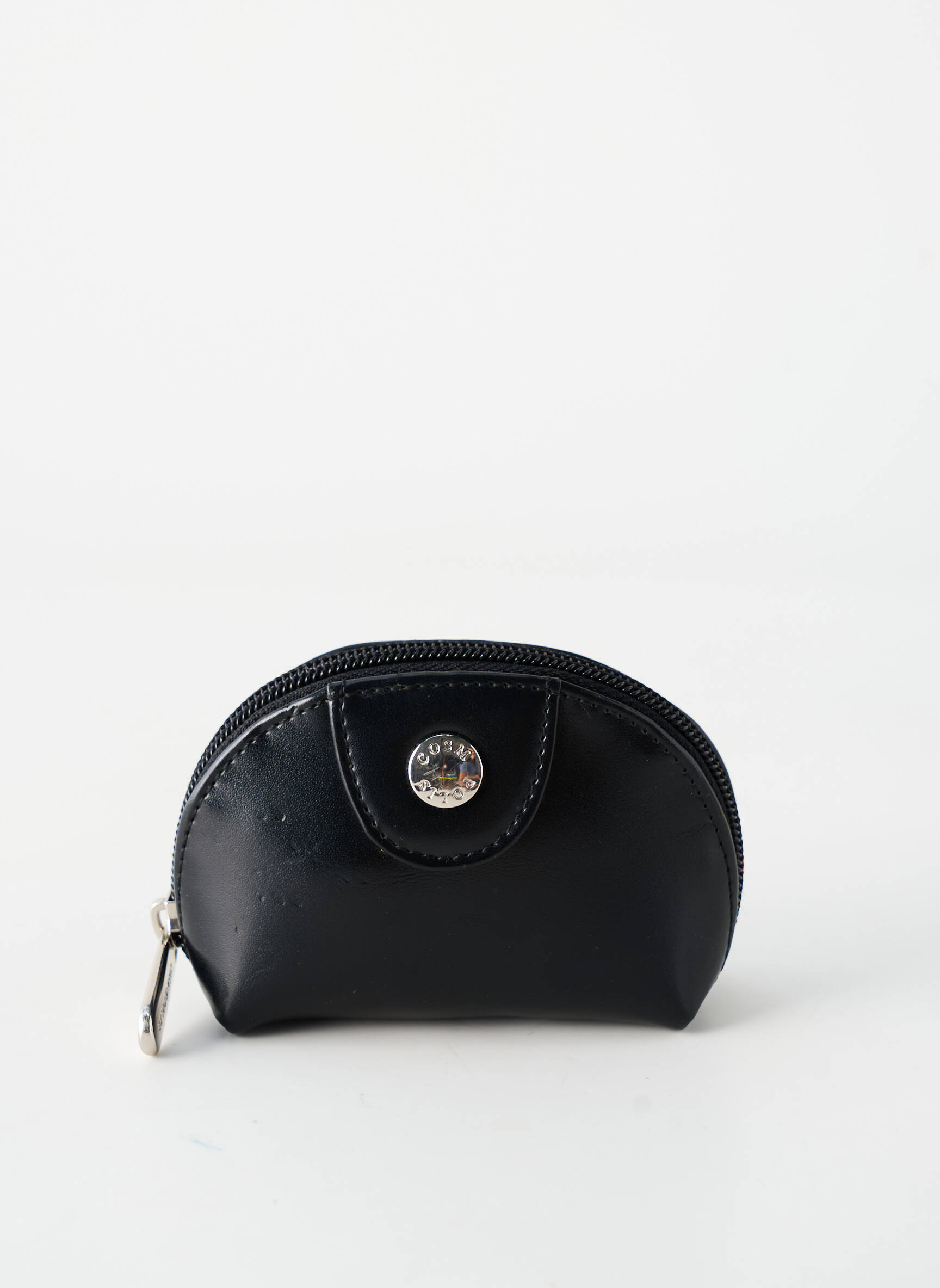 Porte-monnaie doublure textile noir COSMOPOLIS femme
