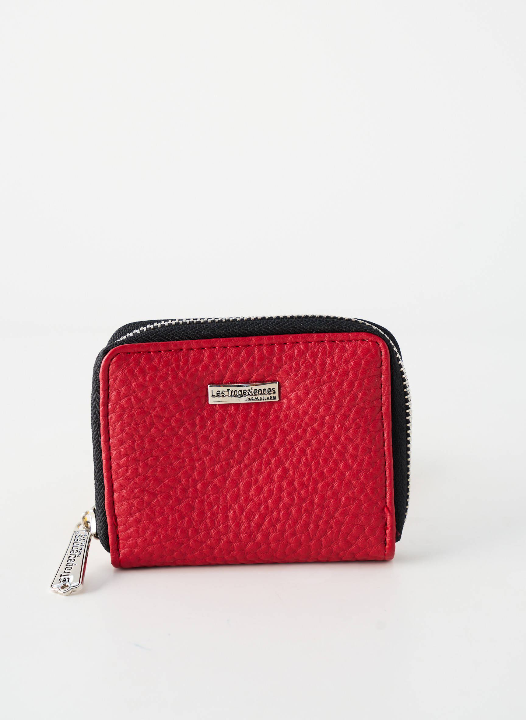 Porte-carte fermeture zippée rouge LES TROPEZIENNES PAR M.BELARBI femme