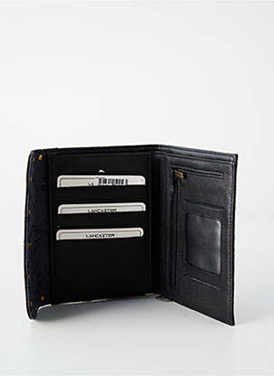 Porte-carte doublure textile gris LANCASTER femme