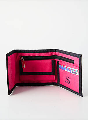 Portefeuille doublure textile noir CHIPIE femme