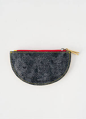 Porte-monnaie fermeture zippée jaune PATRICK BLANC femme