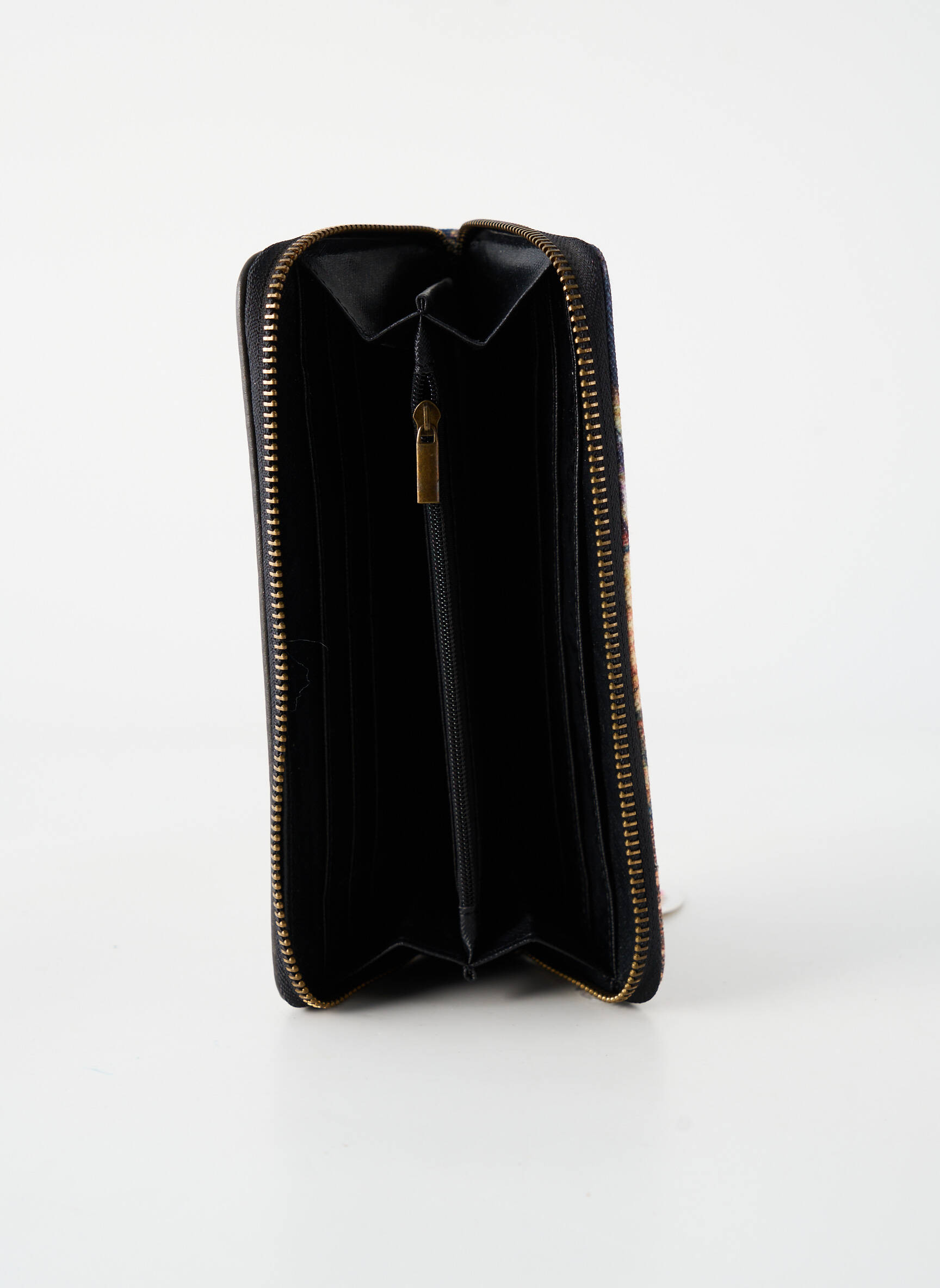 Portefeuille fermeture zippée bleu SMASH! femme