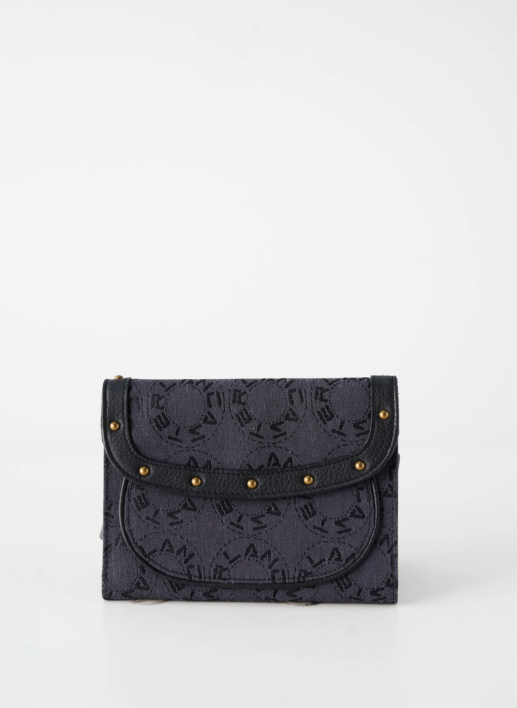 Porte-carte doublure textile gris LANCASTER femme