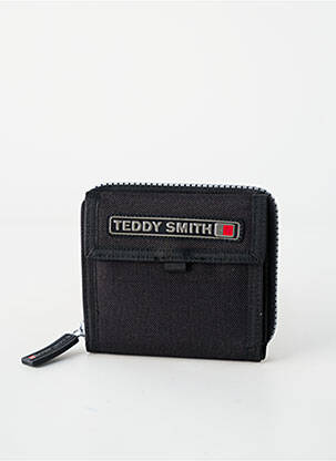 Porte-carte coutures renforcées noir TEDDY SMITH homme
