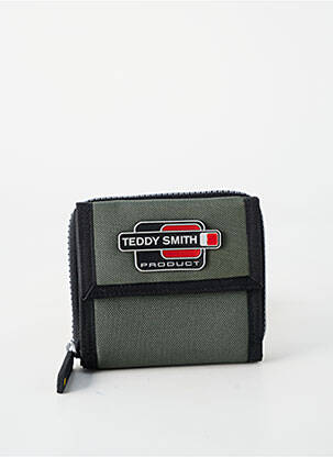 Portefeuille doublure textile gris TEDDY SMITH homme