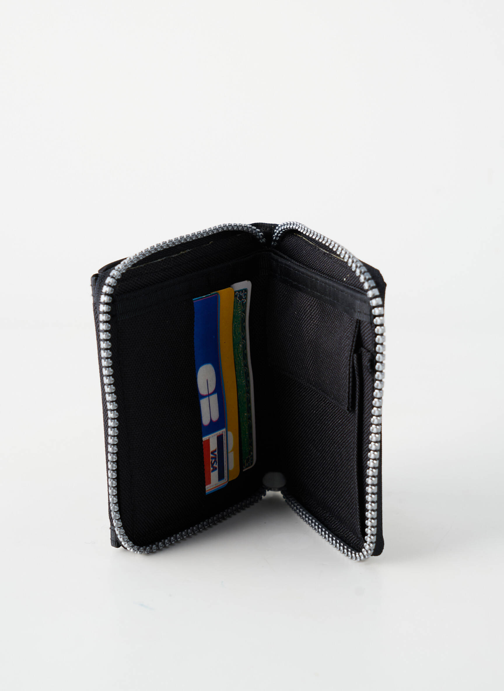 Porte-carte coutures renforcées noir TEDDY SMITH homme