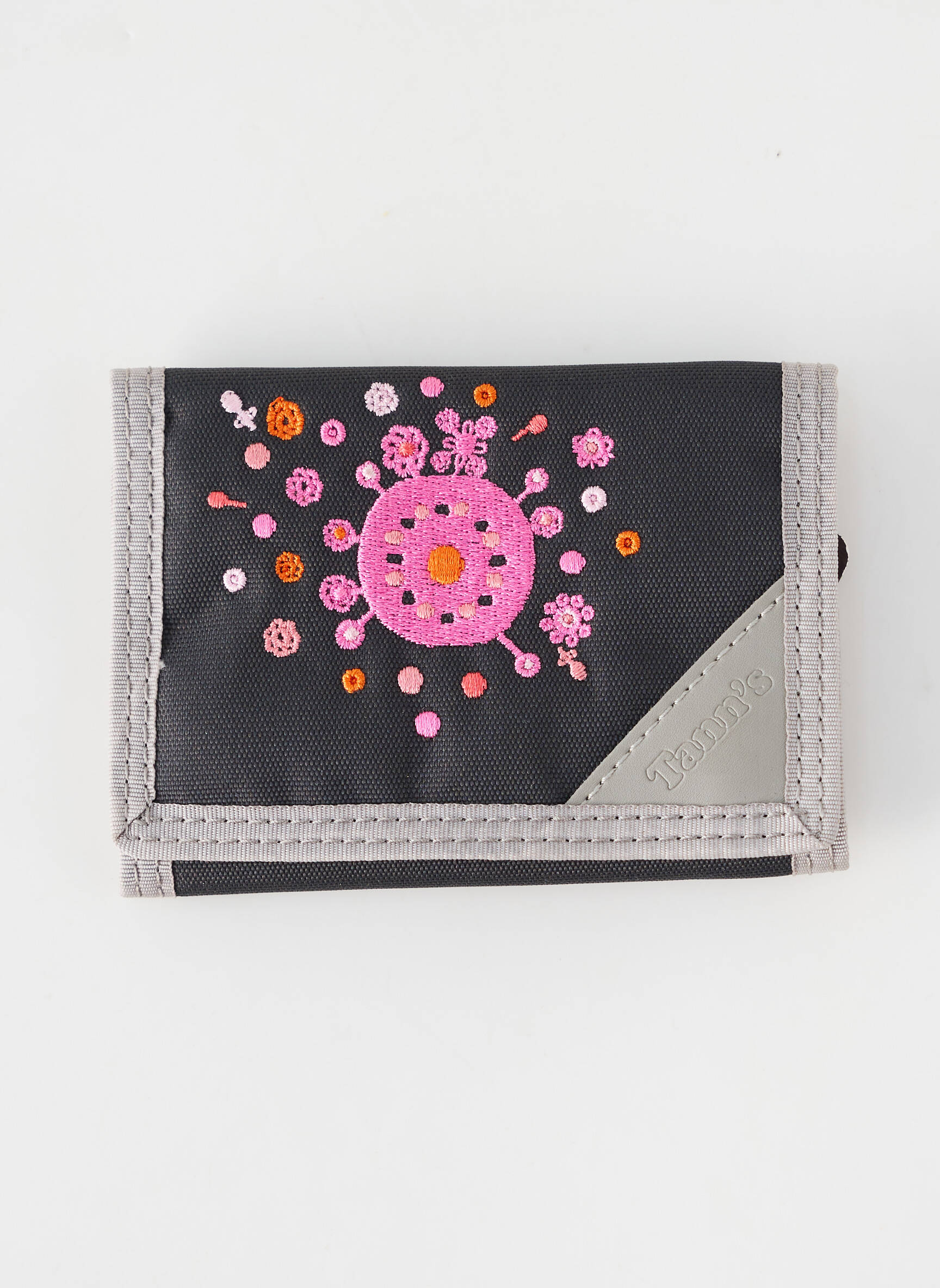 Porte-carte fermeture zippée noir TANN'S femme