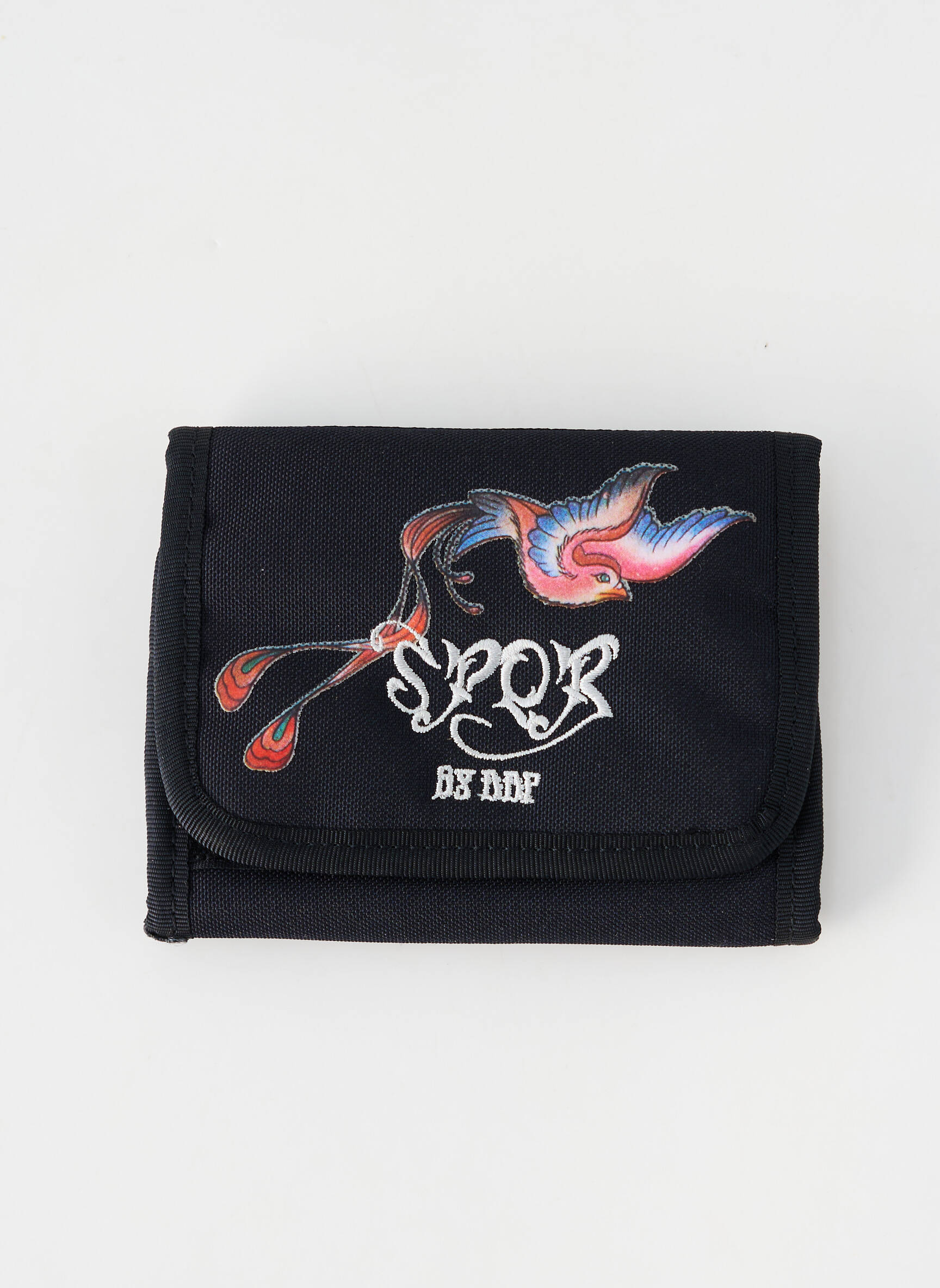 Porte-carte doublure textile noir DDP femme